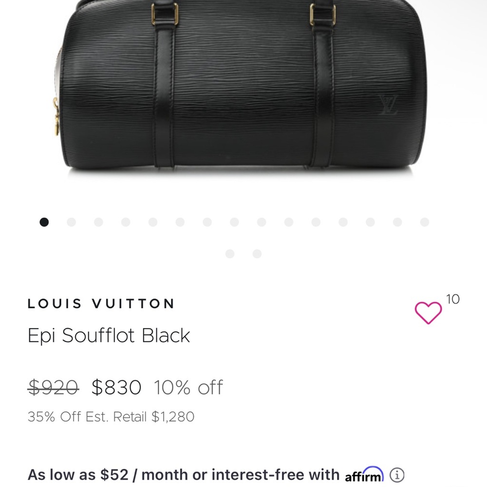 Louis Vuitton Cherry Red Epi Souflet Leather Shoulder Bag - Picture 14 of 16